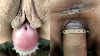 Slowly fucking my stepmom's hairy vagina. Amateur porn. She has a tight and wet butterfly snatch