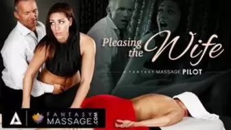 FANTASY MASSAGE - Unfaithful Hubby Bangs Masseuse And Jizz On Her While She's Massaging His Wifey