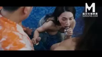 Trailer-Paradise Island-Li Rong Rong-Wa Nuo-Guan Ming Mei-MDL-0007-two-Best Original Asia Porn Tape