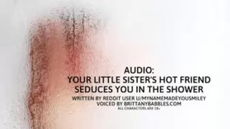 Audio: Your Little Sister's Cute Friend Seduces You in The Shower