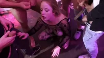 Horny party slut wants shots! After party everyone can fuck me as long as I get his cum!
