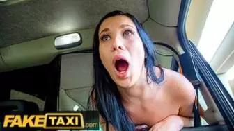 Fake Taxi French Escort gives the taxi driver a free fuck and left with a cream-pie