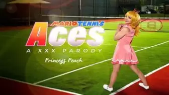 Blonde Youngster Lilly Bell as PRINCESS PEACH Wants To Be MARIO TENNIS ACE VR Porn