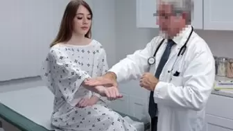 Pretty Teenie Agrees To Let Her Doctor Do Whatever He Wants As Long As He Keeps It Secretly watching