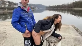 Risky PUBLIC Doggy Fuck - I Was Very Horny And In Need For A Quick Fuck - Mini Julia
