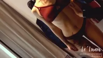 TATTOOED BLONDE SLUT LICK COCK AND FUCK IN SHOPPING MALL (DRESSING ROOM)