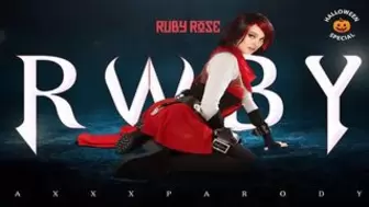 Busty Strawberry Blonde Maddy May As RWBY RUBY Gets Your Rod VR Porn