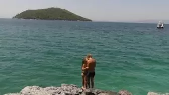 Cute Passionate teens have Romantic sex on Mamma Mia Island
