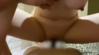 Intense Cowgirl while Shaking Alluring Titties ❤️ Cream Pie Pregnancy Confirmed