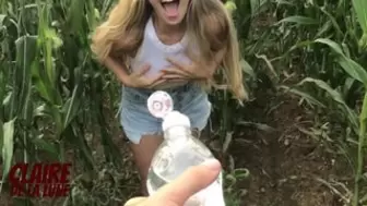 Back from Military: Nasty Stepsis can't Wait to Blow & Fuck me Risky in Cornfield