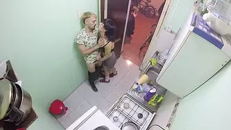 Lovers Fuck In The Kitchen While Cooking P1