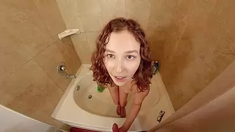 Stepsister Needs Help In The Shower P3