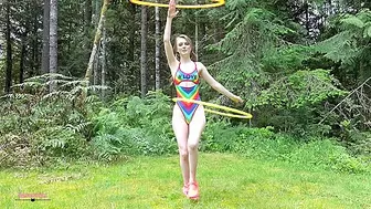 Nude And Non Nude Hooping P2