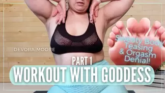 Workout with Goddess Orgasm Denial