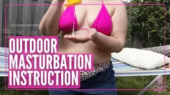 Outdoor Masturbation Instruction