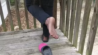 Sexy Sheer Nylon Shoeplay!
