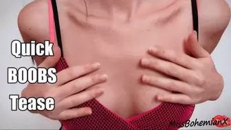 My Small Boobs look BIG in this Pink Bra - Natural Puffy Tits Tease (HD MP4)