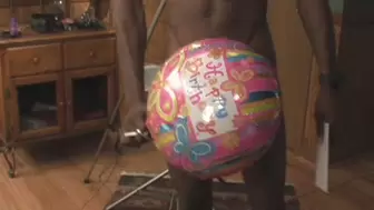 Big Black Cock Lewis Comes To Celebrate Mandy's Birthday With His Drum! (wmv sd)