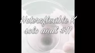 Heteroflexible K solo anal 11: slim fit older muscular twunk odd glass anal insertion