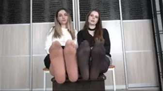 Grace & Emma - pantyhose teasing Full HD