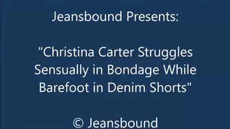 Christina Carter Bound in a Denim Skirt - SD