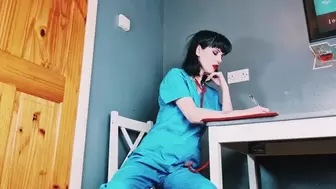NURSE MIA WANTS YOUR COCK CAGED