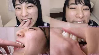 Satomi - Biting by Japanese cute girl part1 bite-150-1