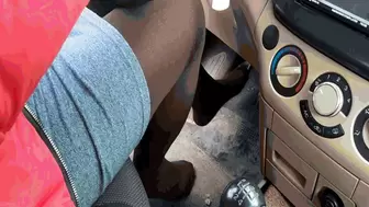 Order Pumping car pedals in tights without shoes 2 VID