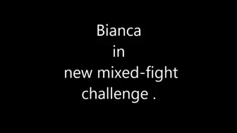 BIANCA BLANCE IN NEW MIXED-FIGHTING MATCH
