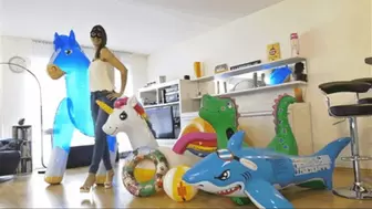 Your rare inflatables meet my high heels