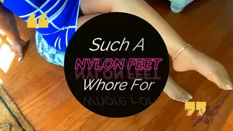Whore For My Nylon Feet
