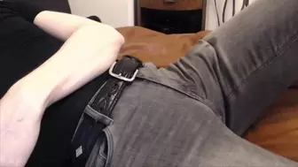 I cum hard in my jeans and make a mess!