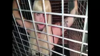 Blonde Deanna Caged and Cuffed Short Throwback Video MP4