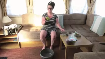 Making Wine With Feet