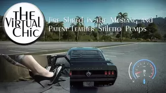 Tire Shred in the Mustang and Patent Leather Stiletto Pumps (mp4 1080p)