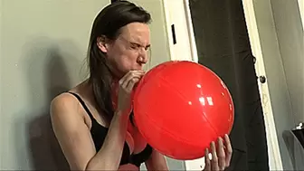 Balloon Blowing & Popping Fun With Alora Jaymes (HD 1080p MP4)