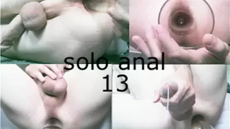 Heteroflexible K solo anal 13: slim fit older muscular twunk odd glass anal insertion