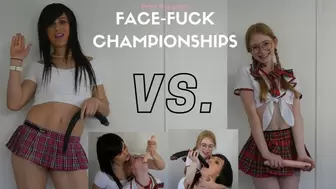 Face Fuck Championships: Sloppy Schoolgirls Deepthroat Competition