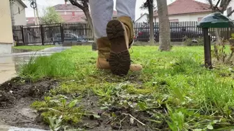 LICK HER MUDDY BOOTS AND SOCKS - MP4 HD