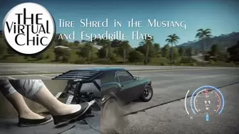 Tire Shred in the Mustang and Espadrilled Flats (mp4 720p)