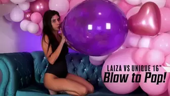 Laiza Natural Blow to pop Unique 16"