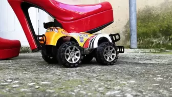 Cheap but satisfying toy car complete crushing round one