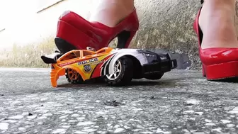 Cheap but satisfying toy car complete crushing round two