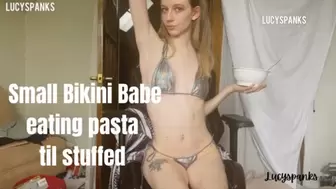 Goddess Eating in Bikini