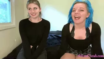 Sorority Girls Compete For Your Cock - GG - MP4
