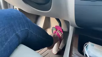 Dangling, Shoe Play & Wrinkled Soles in the BMW