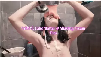 Cake Batter and Pies to the Face SD