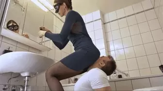 Slave's dominated & humiliated in the bathroom