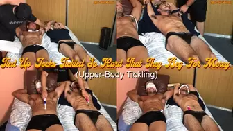 Tied Up Jocks Tickled So Hard That They Beg For Mercy (Upper-Body Tickling)