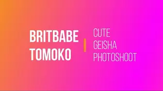 BritBabe Tomoko - Cute Geisha Photoshoot
